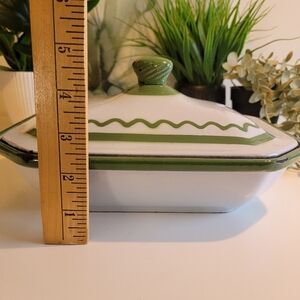 Klafrestrom cast iron Enamelware Canton Casserole Dish pot With Lid 1950s Swiss